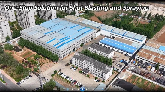 Automatic PLC Controlled Hook Type Shot Blasting Machine for Metal Rust Cleaning